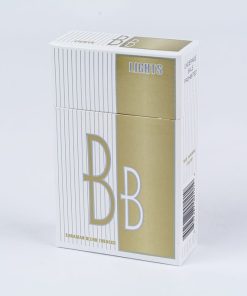 A Closed Pack of BB Lights King Size Cigarettes