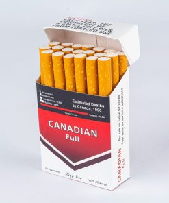 An Open Pack of Canadian Full Flavour King Size Cigarettes