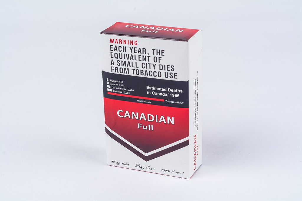 A Pack of Canadian Full Flavour King Size Cigarettes