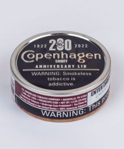 A Closed Tin of Copenhagen Snuff