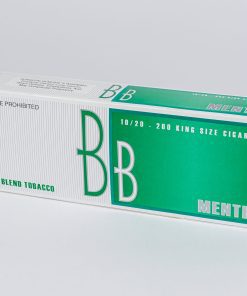 Carton of BB Cigarettes Canadian Blend Menthol