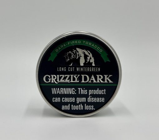 Grizzly Dark Long cut Wintergreen Dipping Tobacco