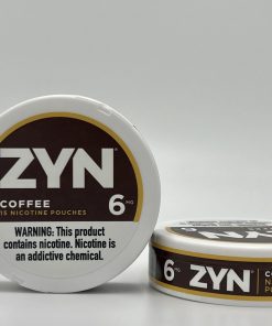 2 Containers of Zyn Coffee Nicotine Pouches 6mg