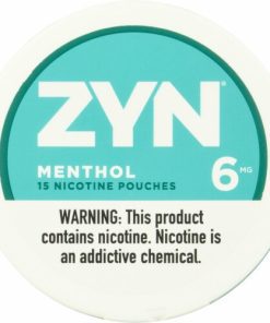 Zyn Menthol Nicotine Pouches 6mg
